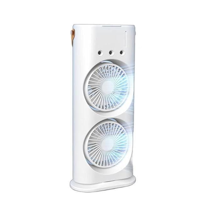 Double Head Spray Desktop Fan Space Cooler Humidifier