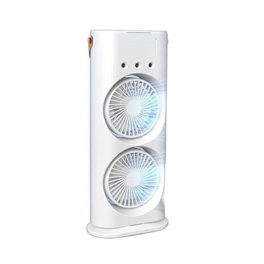 Double Head Spray Desktop Fan Space Cooler Humidifier