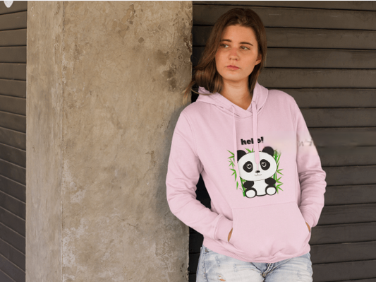 Women Hoodie – Playful Panda Edition