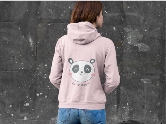 Women Hoodie – Playful Panda Edition