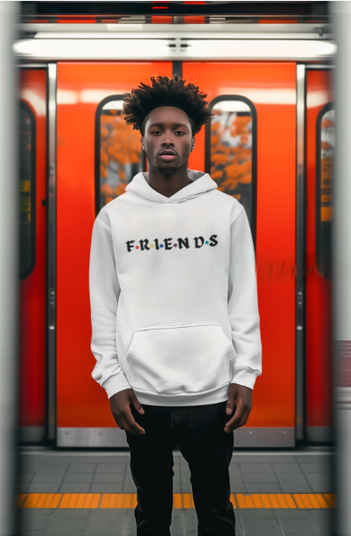 Men's FRIENDS-Inspired Hoodie – Classic Comfort Meets Iconic Style